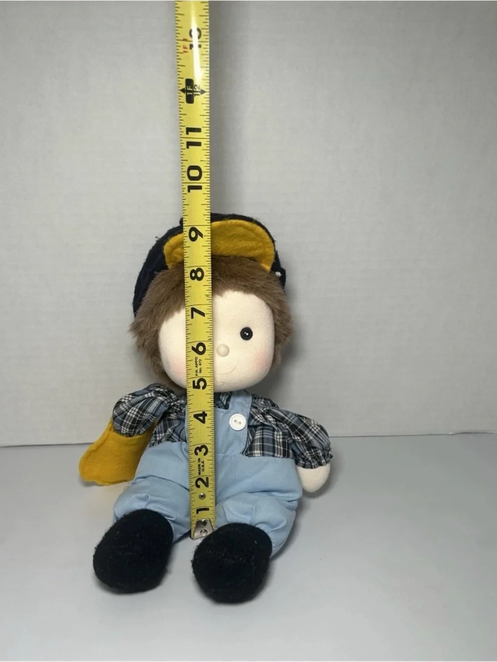Vtg Dolmax Wind-up Moving head Musical Doll Baseball Player